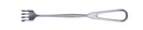 VOLKMAN RETR U.S. 3 PRONG SHARP 8"